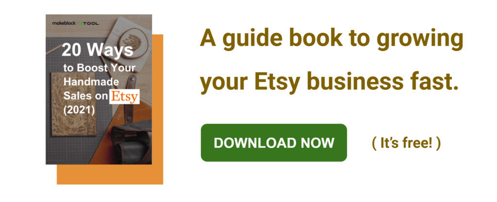 A guide book to growing your Etsy business fast.